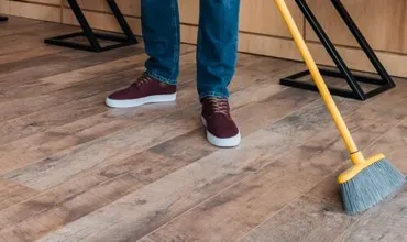 Hardwood flooring sweep | Tom January Floors