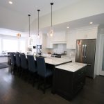 Countertop and chairs on floor | Tom January Floors