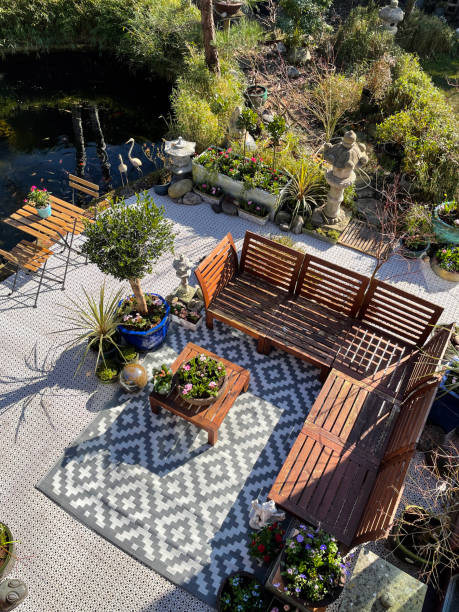 Outdoor Space with Area Rugs | Tom January Floors